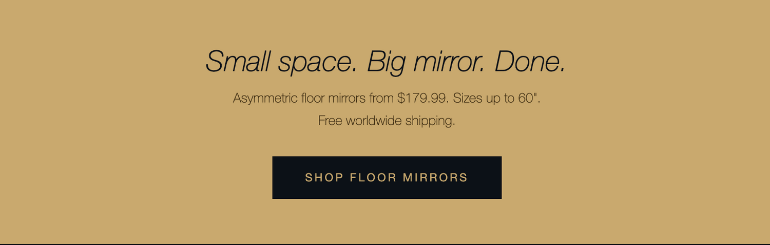 Full-Length Mirror Ideas for Small Apartments