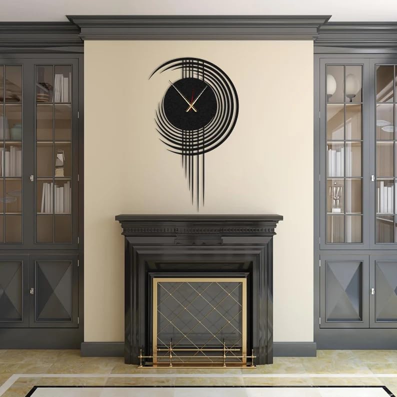 Modern Metal Wall Clock