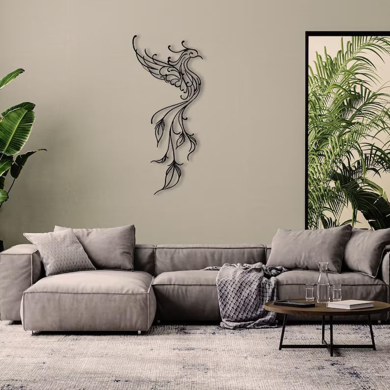 Minimalist Phoniex Wall Decor