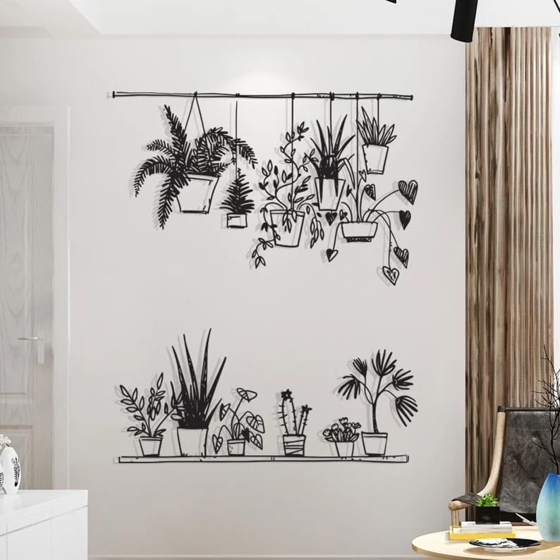 Flower Metal Wall Art