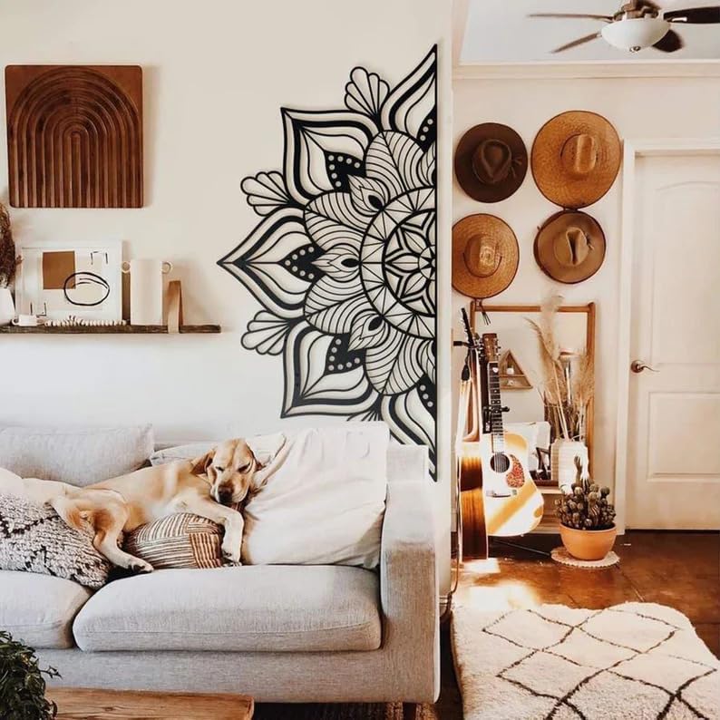 Mandala Metal Wall Art