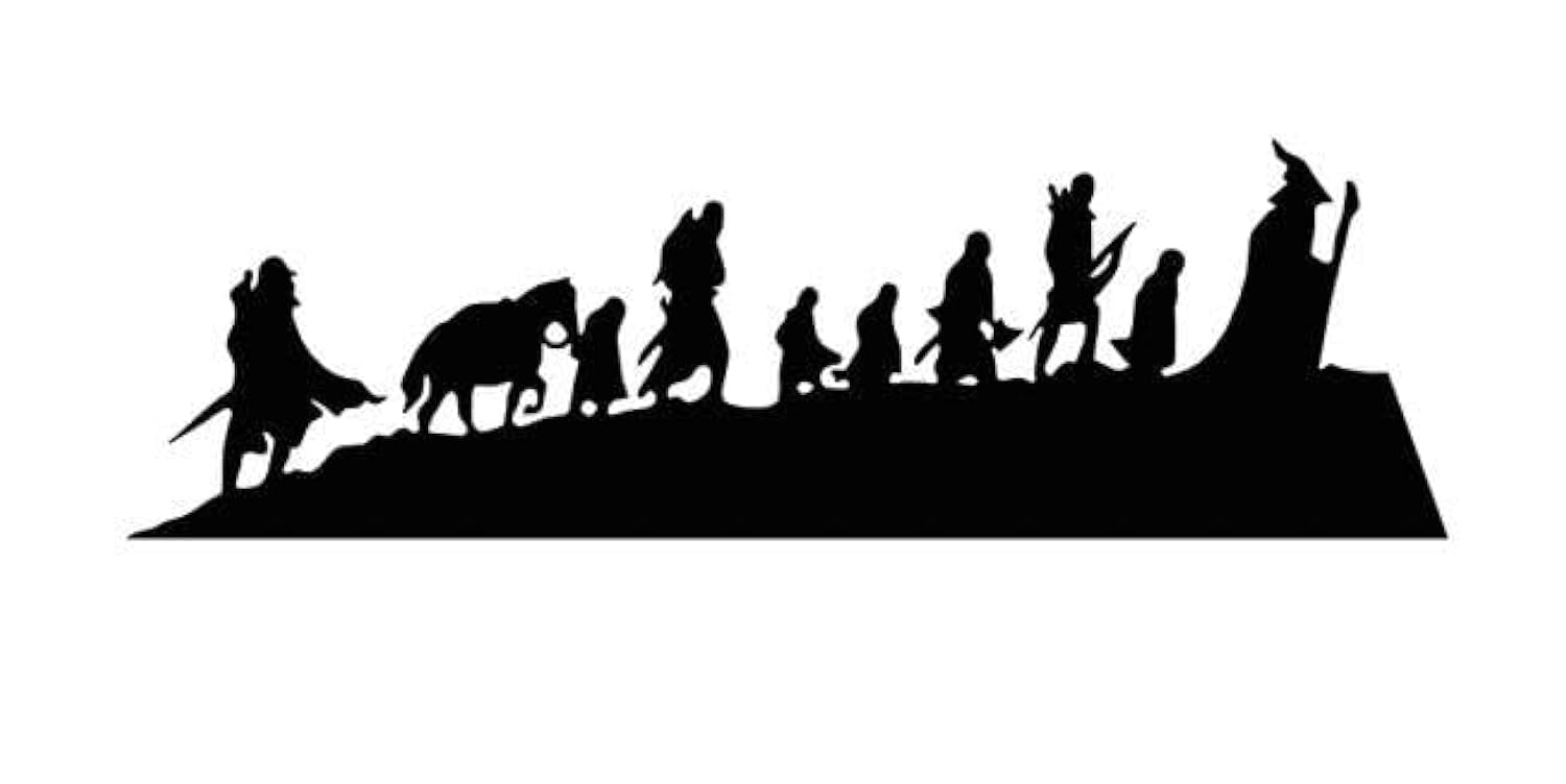 Fellowship Lord Of The Rings Metal Wall Art