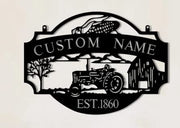 Custom Farmhouse Metal Wall Sign