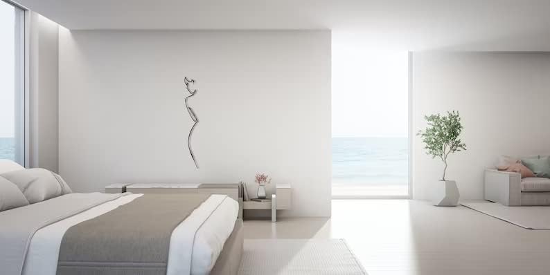 Minimalist Female Body Metal Wall Art