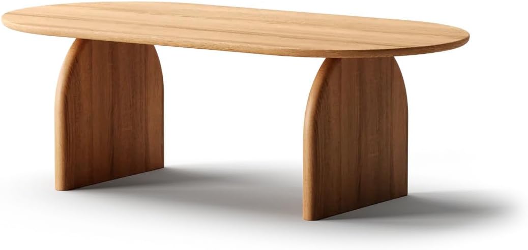 Oak Wood Modern Coffee Table