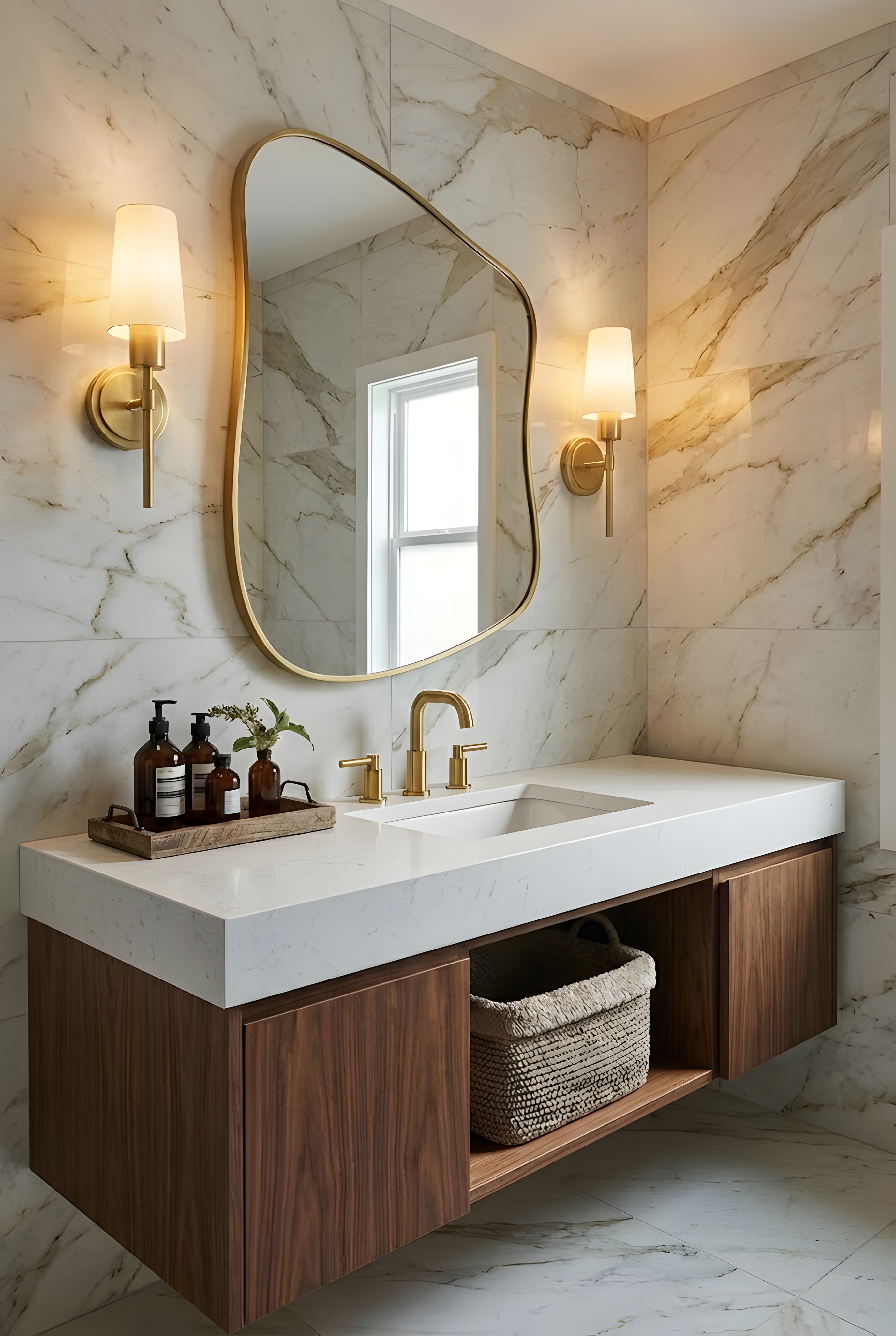 Vienna Irregular Shaped Wall Mirror