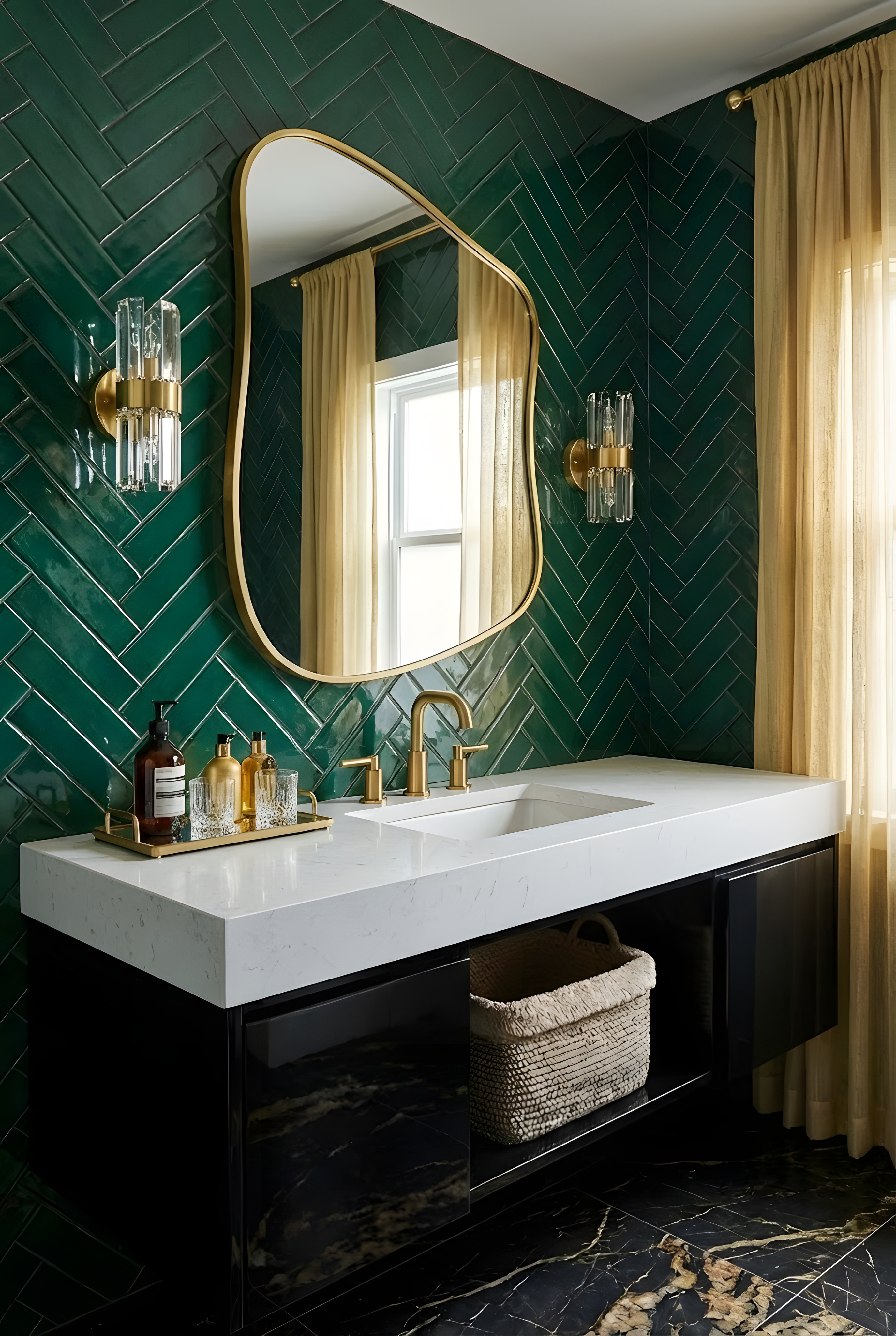 Vienna Irregular Shaped Wall Mirror