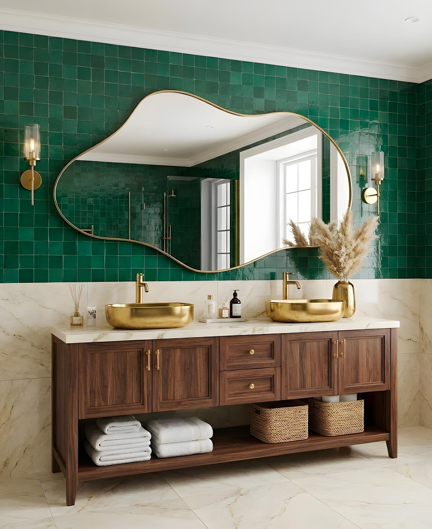 Cappadocia Asymmetrical Wall Mirror