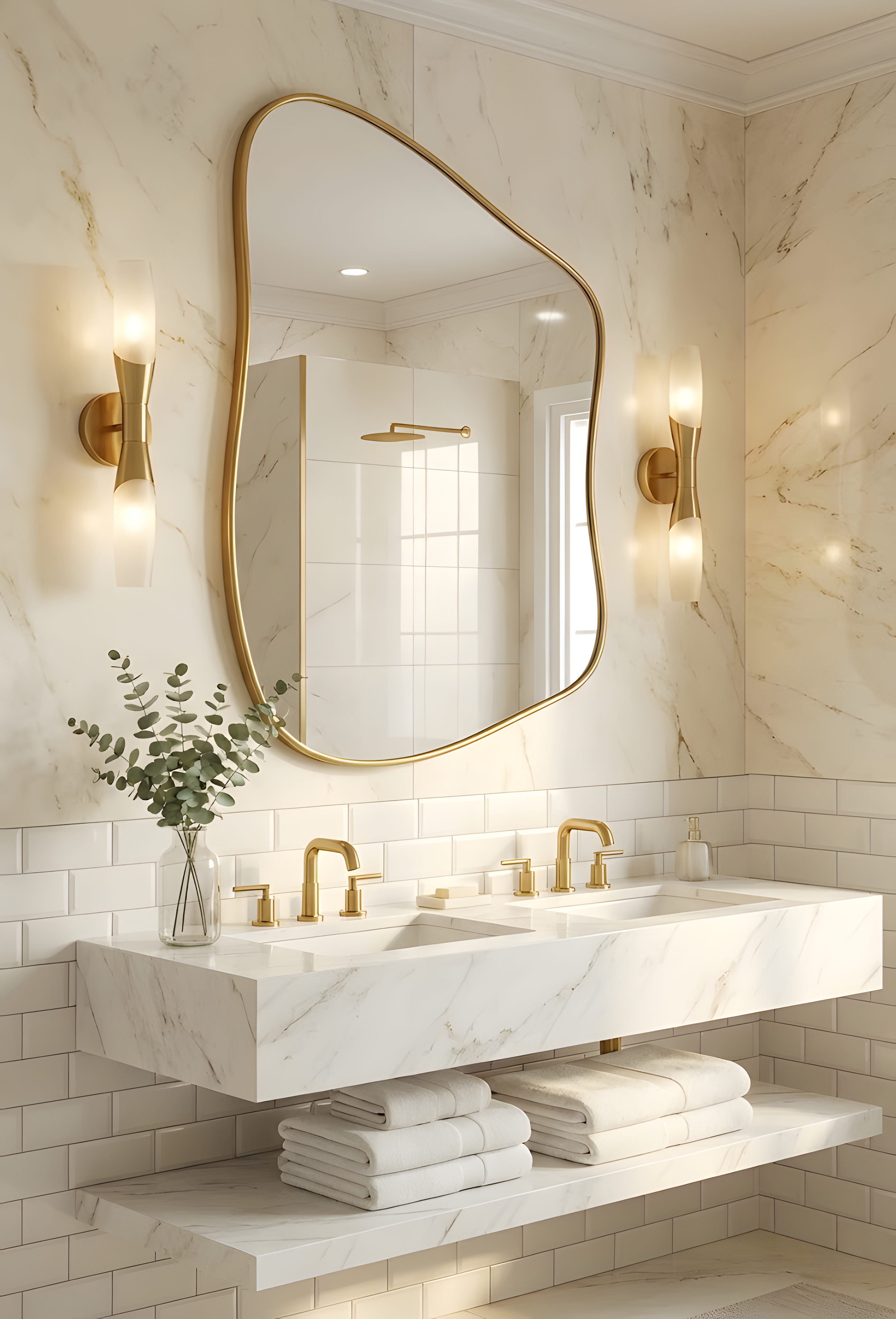 Vienna Irregular Shaped Wall Mirror