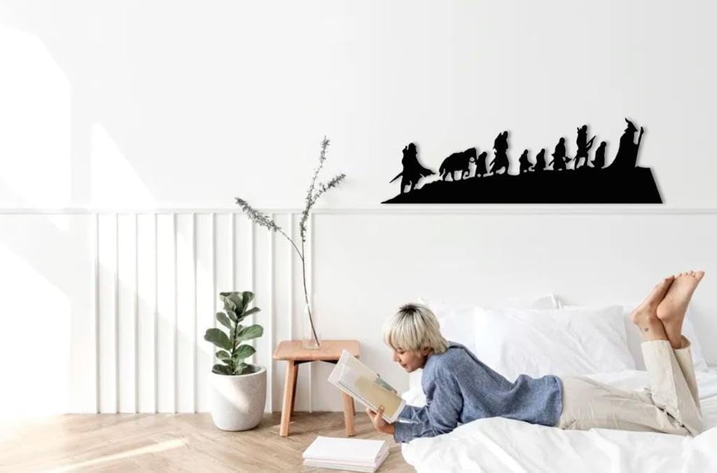 Fellowship Lord Of The Rings Metal Wall Art