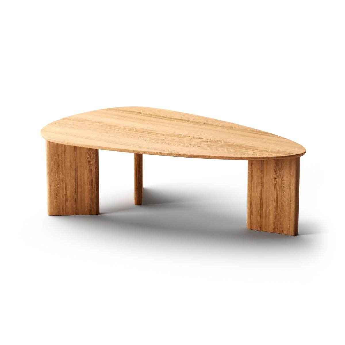 Solid OAK Asymmetrical Coffee Table