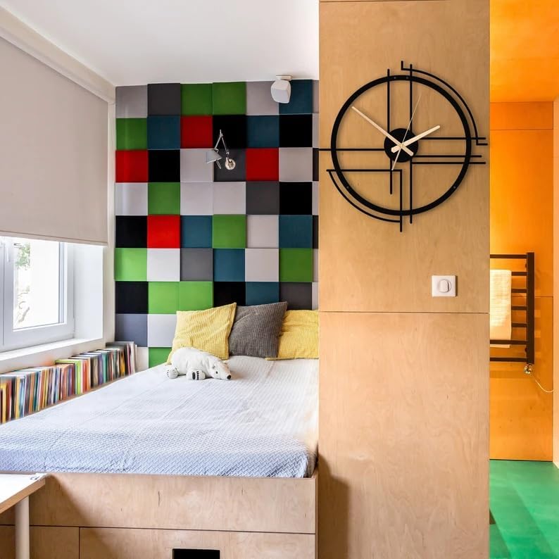 Minimalist Metal Wall Clock