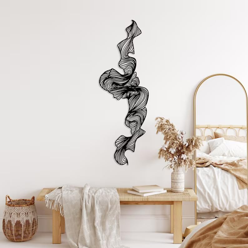 Abstract Metal Wall Art