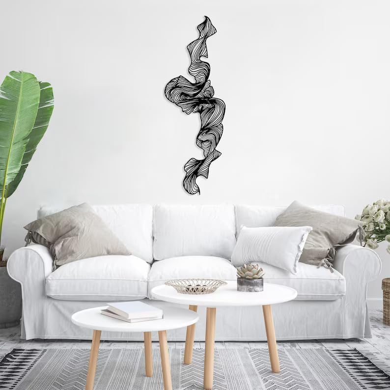 Abstract Metal Wall Art