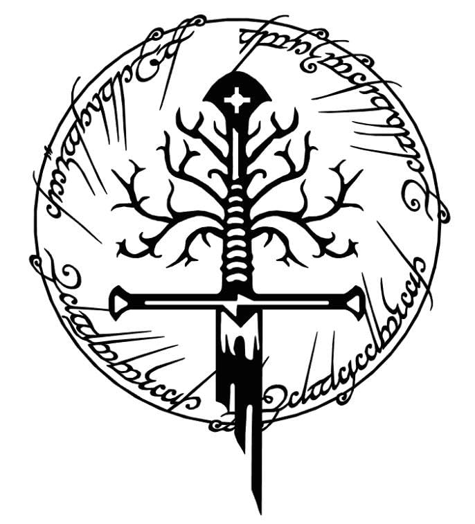 Lord Of The Rings Metal Wall Art