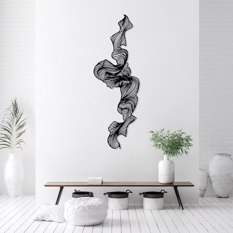 Abstract Metal Wall Art