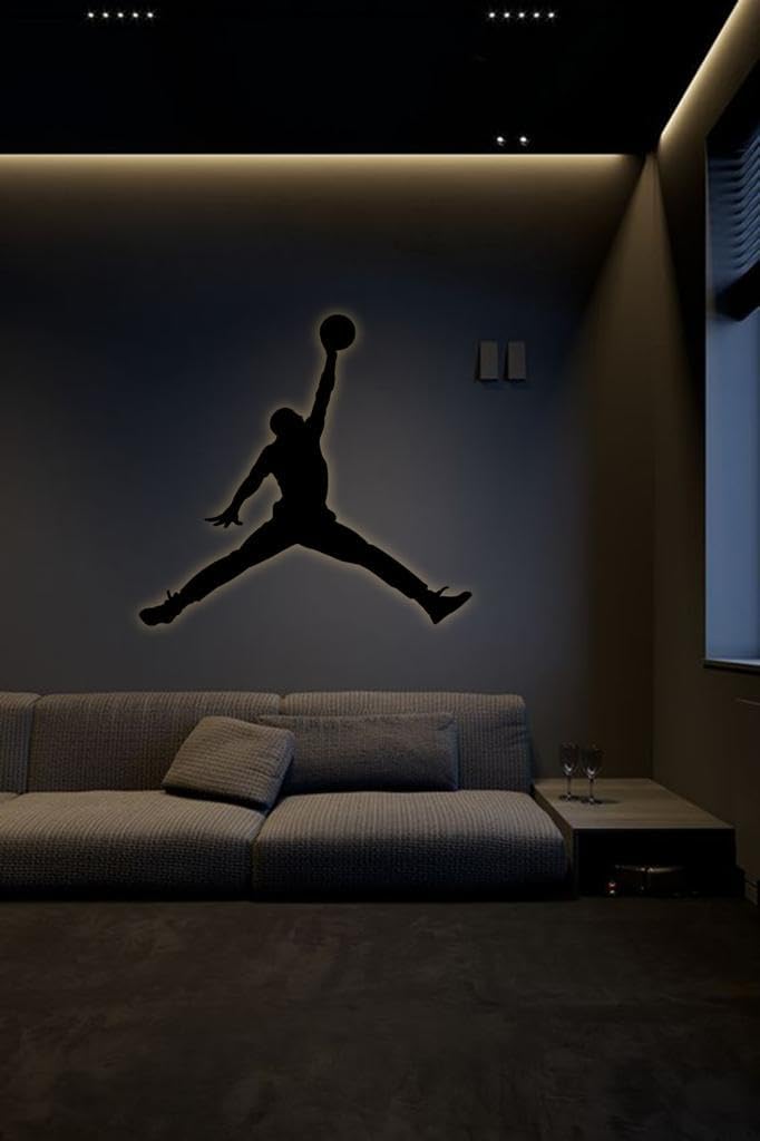 Slam Dunk Metal LED Sign
