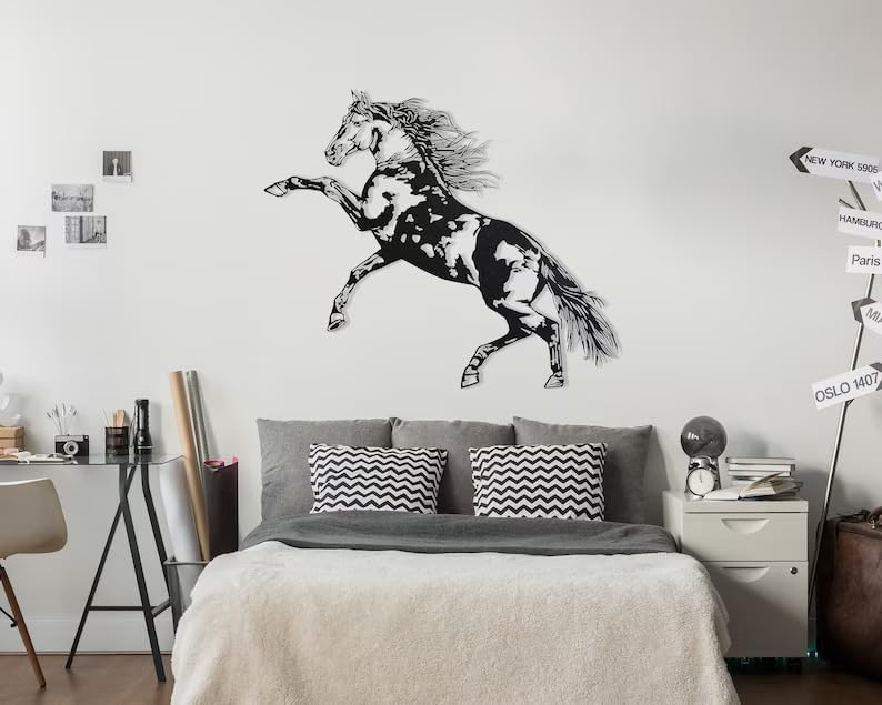 Horse Metal Wall Art