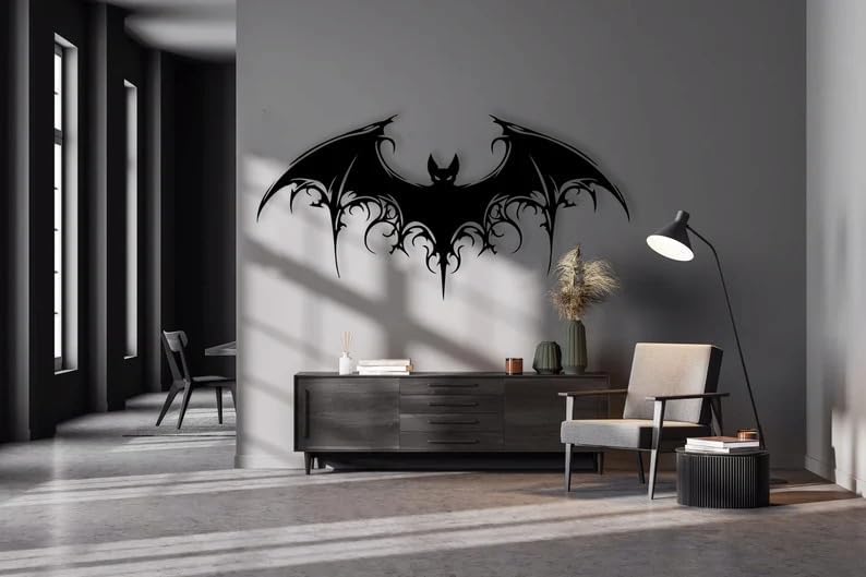 Bat Metal Wall Art