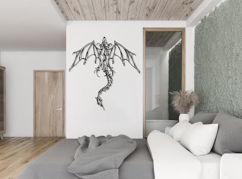 Dragon Metal Wall Art Decor