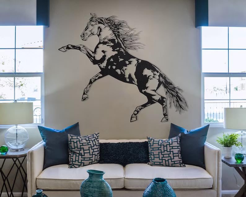 Horse Metal Wall Art