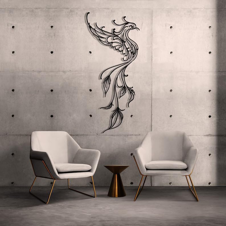 Minimalist Phoniex Wall Decor