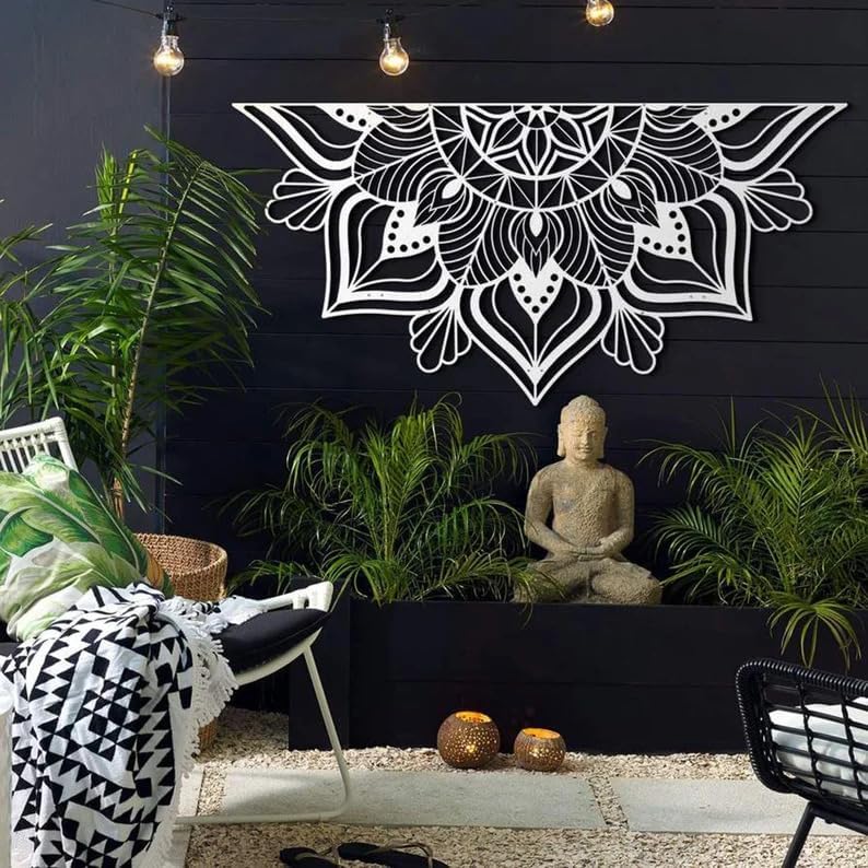 Mandala Metal Wall Art