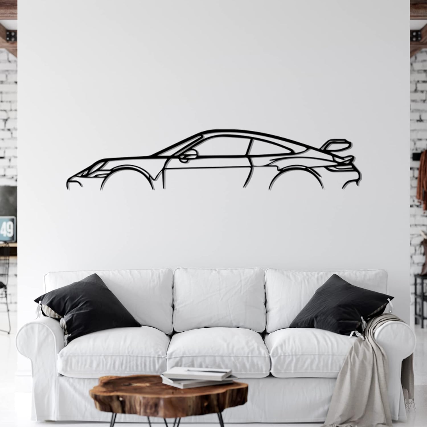 Car 911 Metal Wall Art