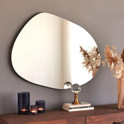 Irregular Wooden Framed Cloud Mirror