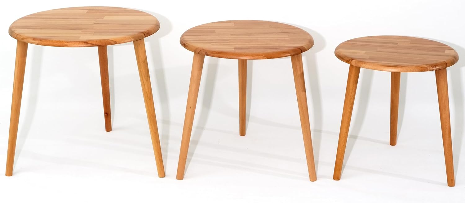 Round Wood Coffee Table