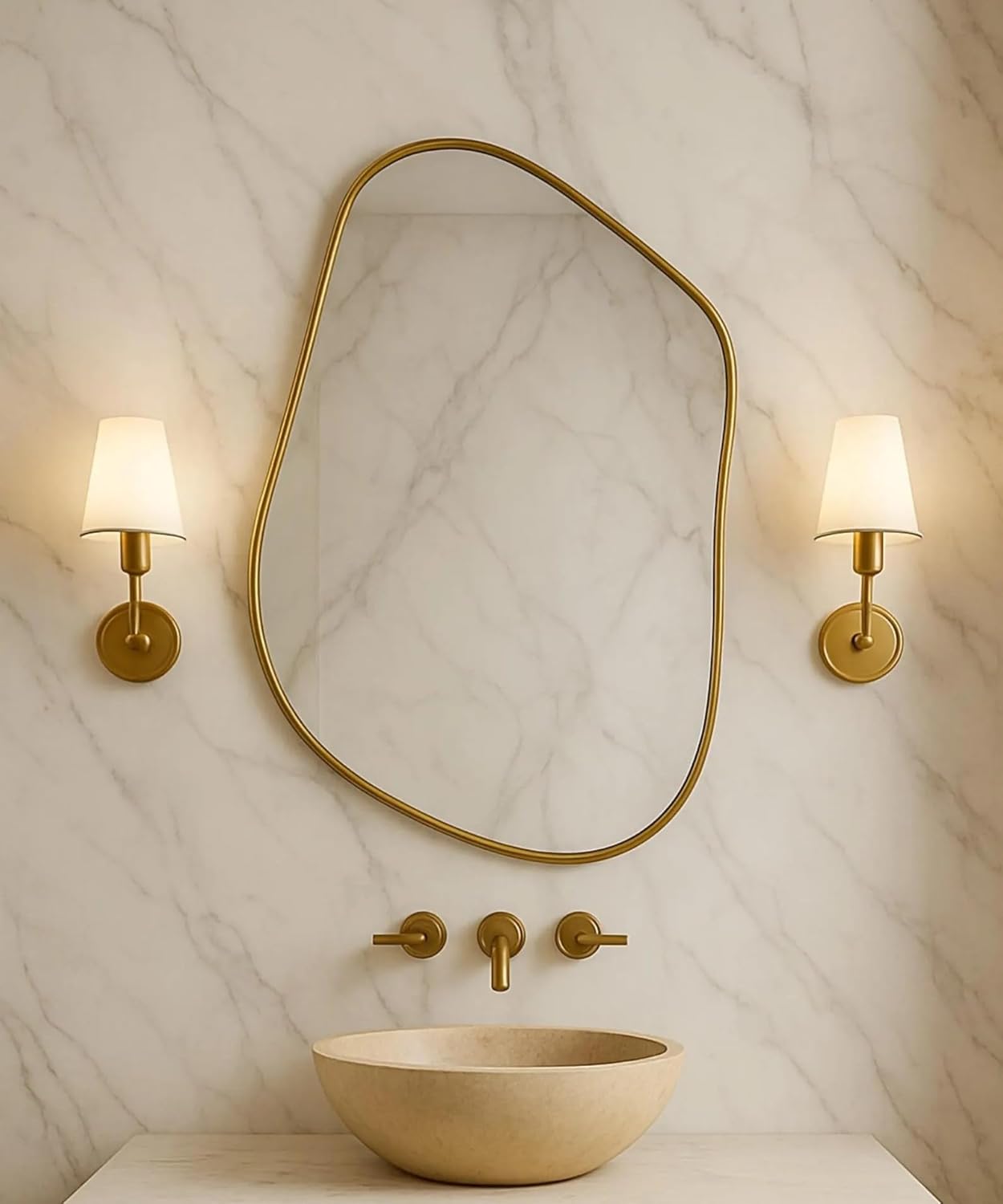 Vienna Irregular Shaped Wall Mirror