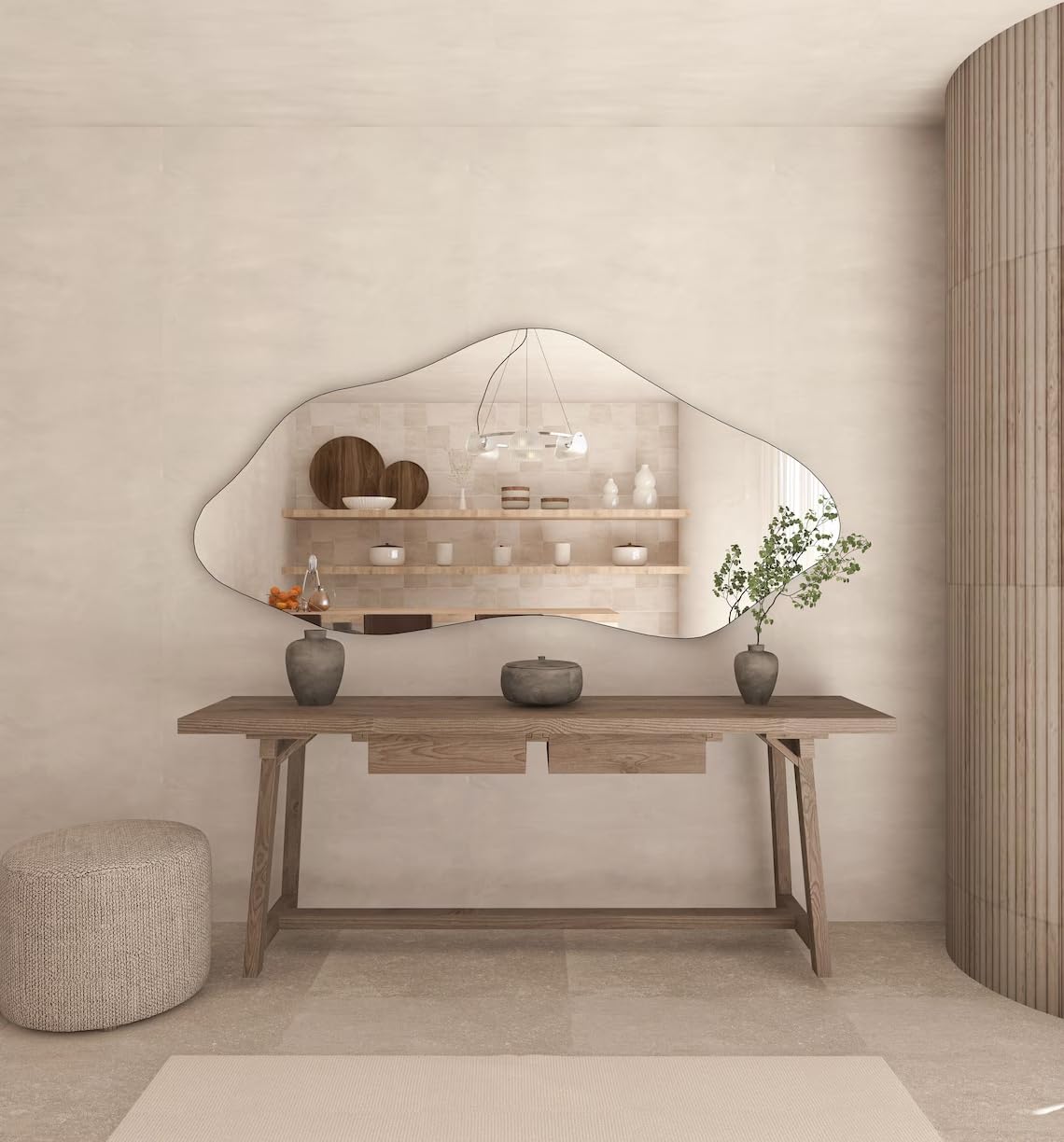 Belgrad Asymmetrical Wall Mirror