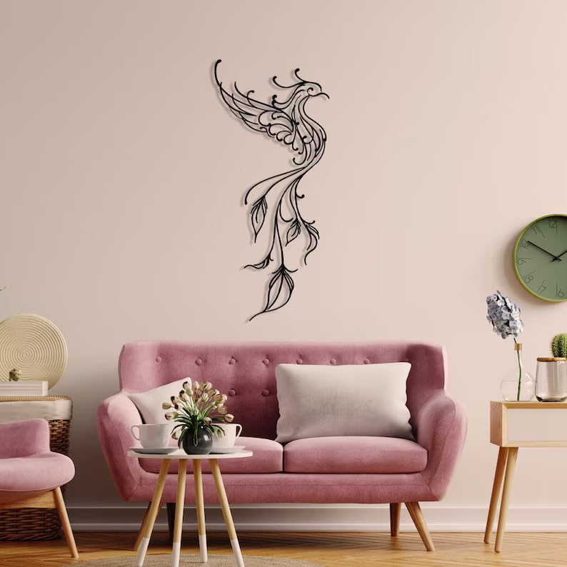 Minimalist Phoniex Wall Decor