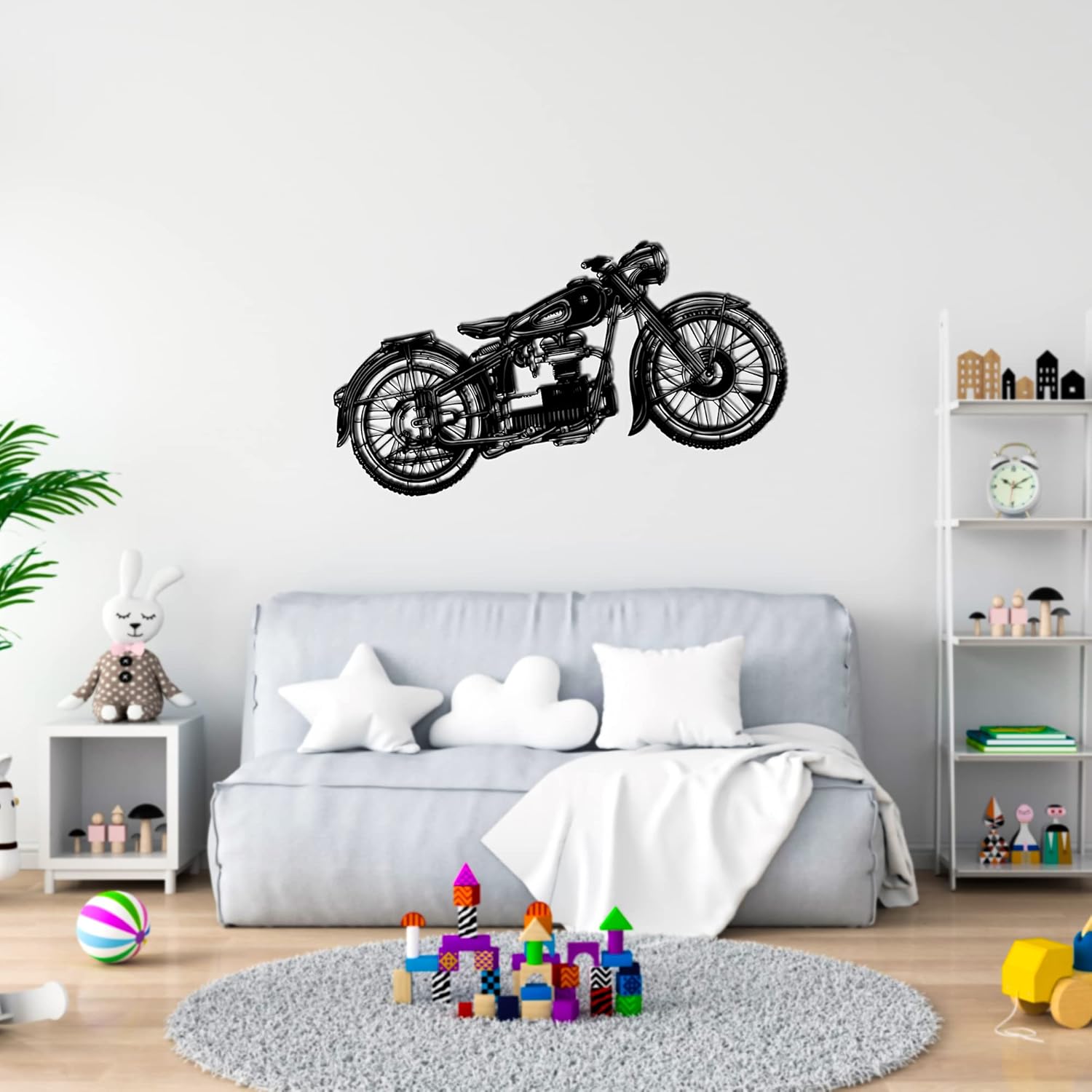 Motorcycle Metal Wall Art