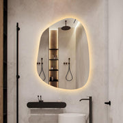 Irregular LED Bathroom Vanity Mirror with Lights