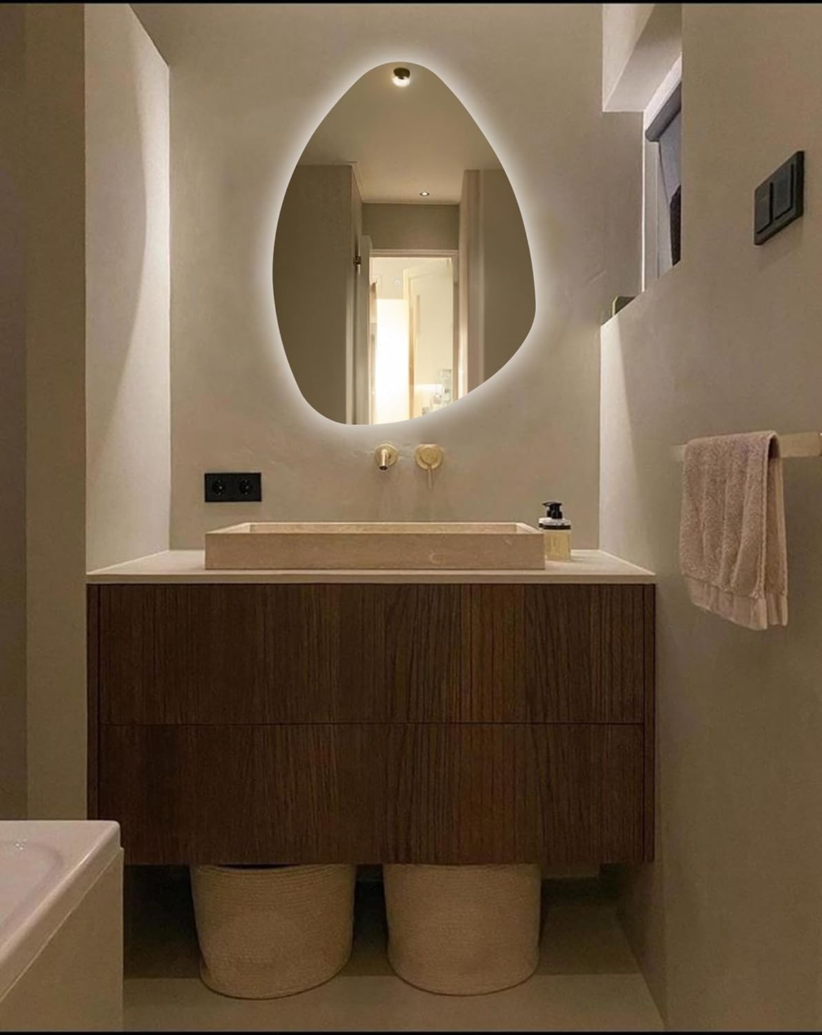 Aesthetic Washbasin Led Mirror