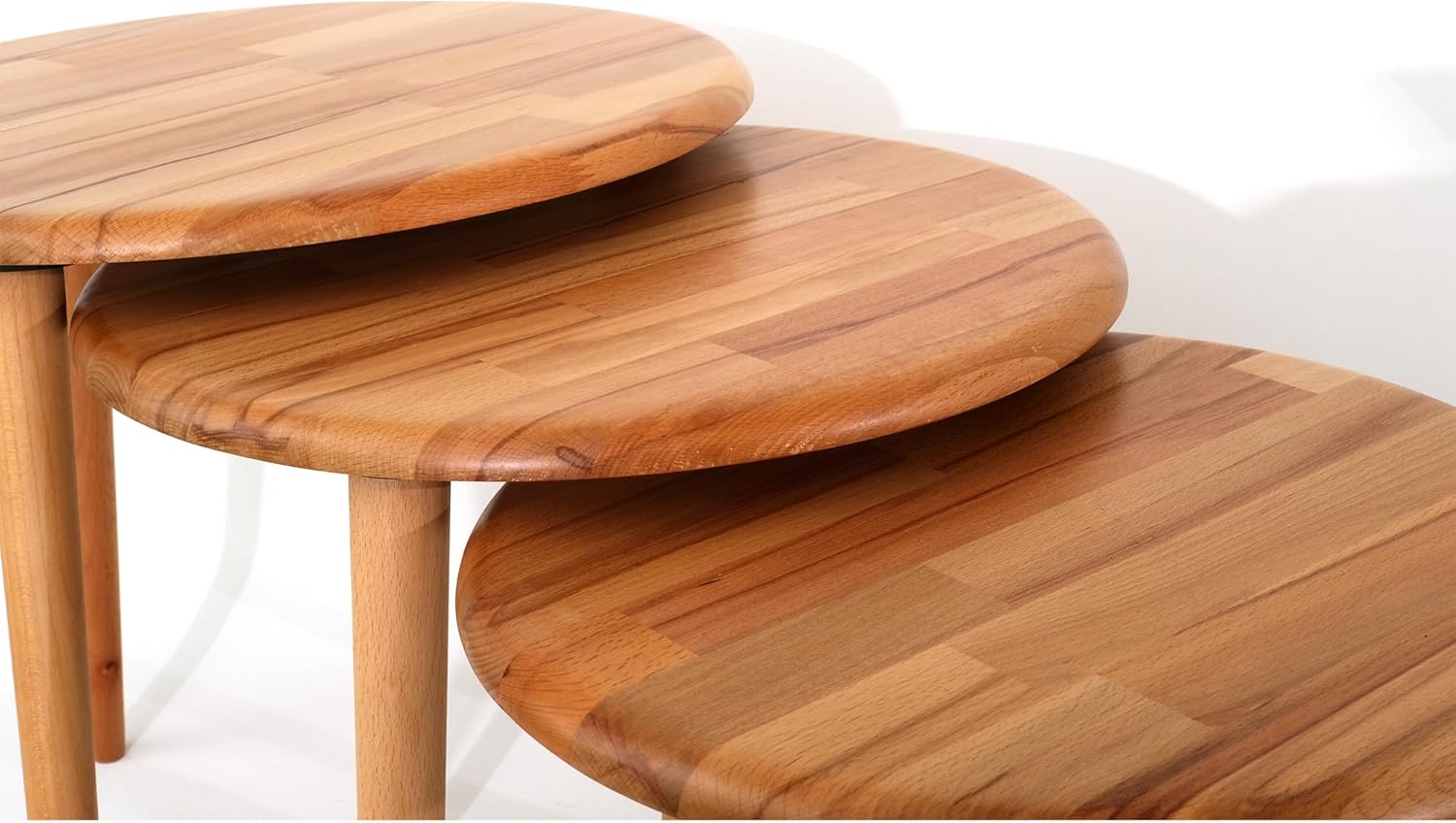 Round Wood Coffee Table
