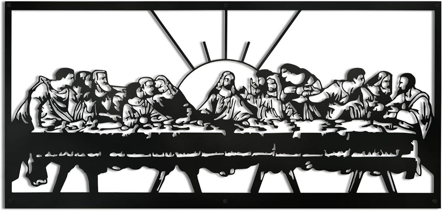 The Last Supper Metal Wall Art