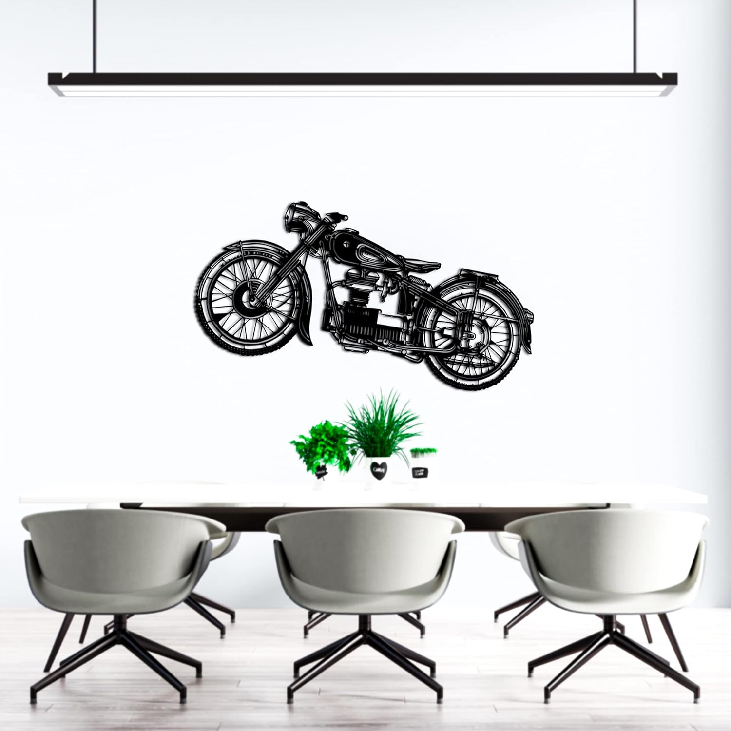Motorcycle Metal Wall Art