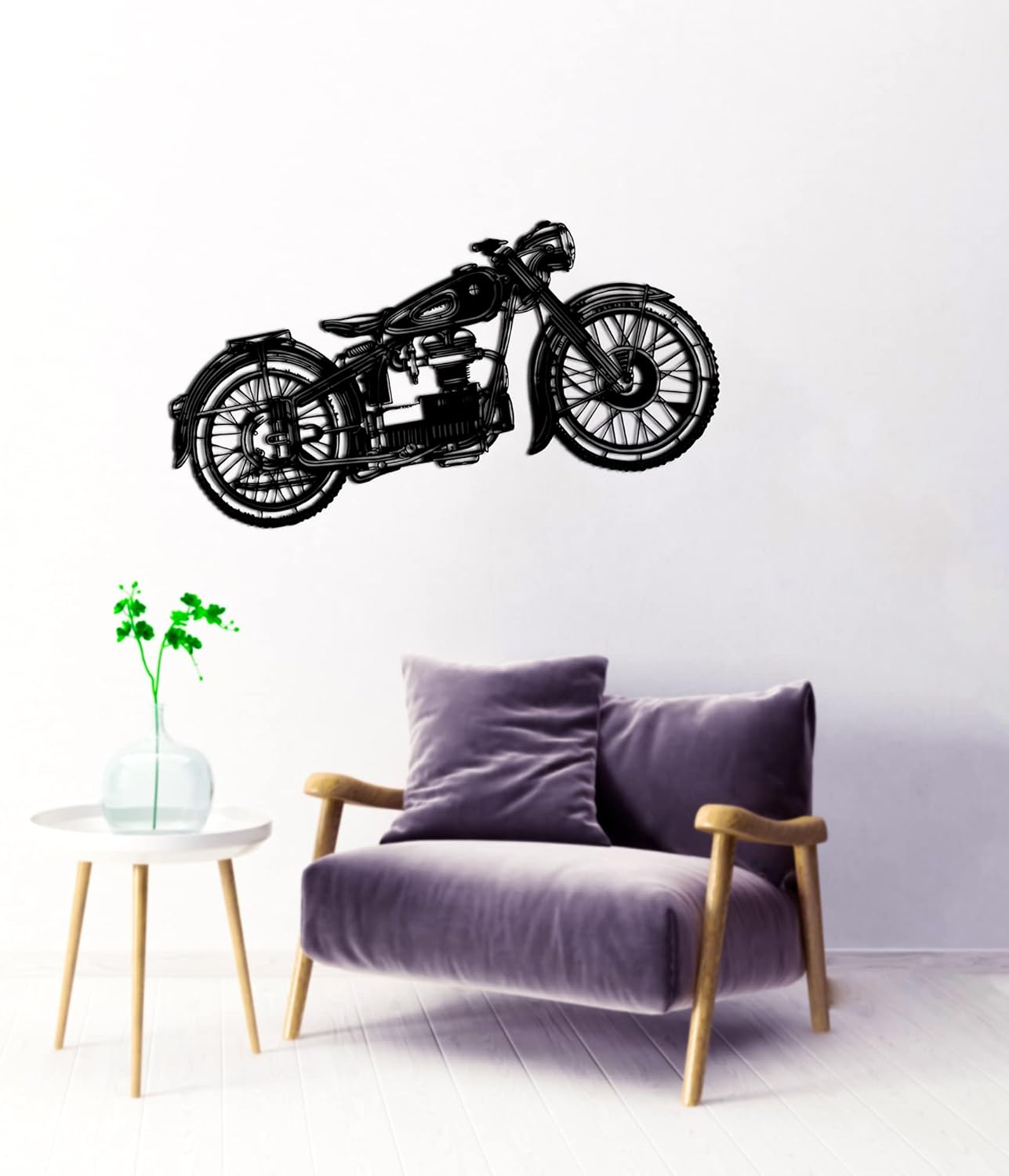 Motorcycle Metal Wall Art