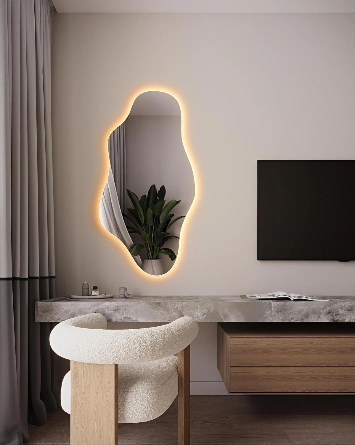 Cappadocia Irregular LED Vanity Mirror