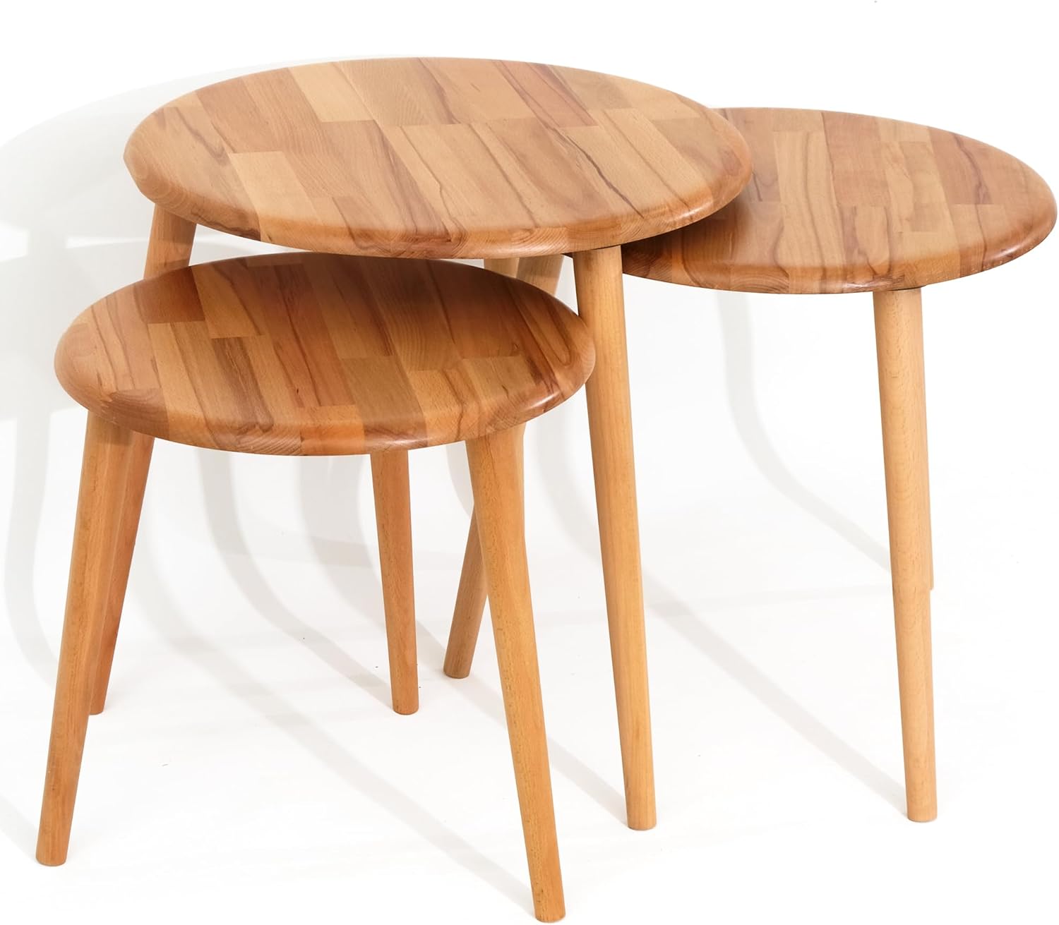 Round Wood Coffee Table