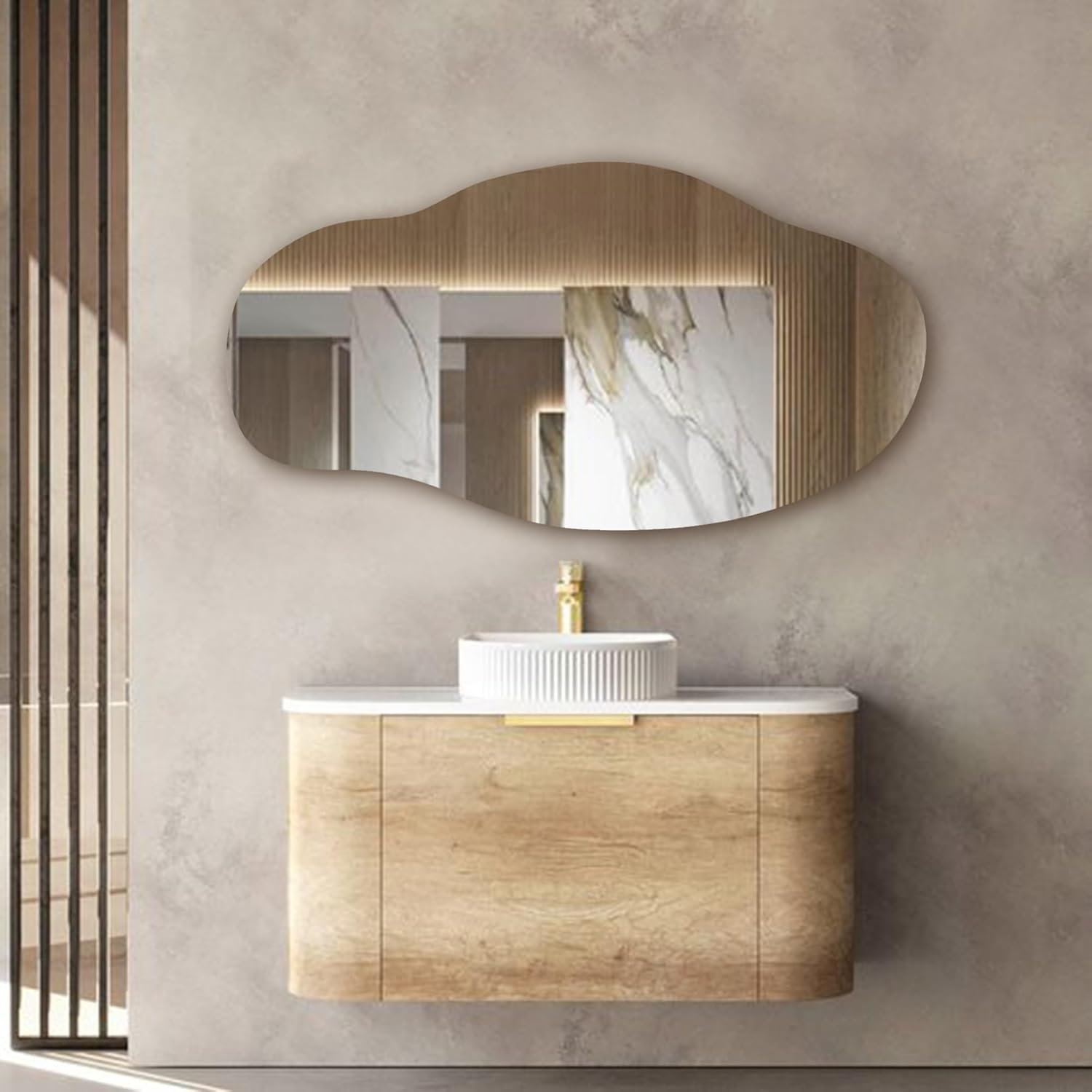 Asymmetrical Wavy Mirror