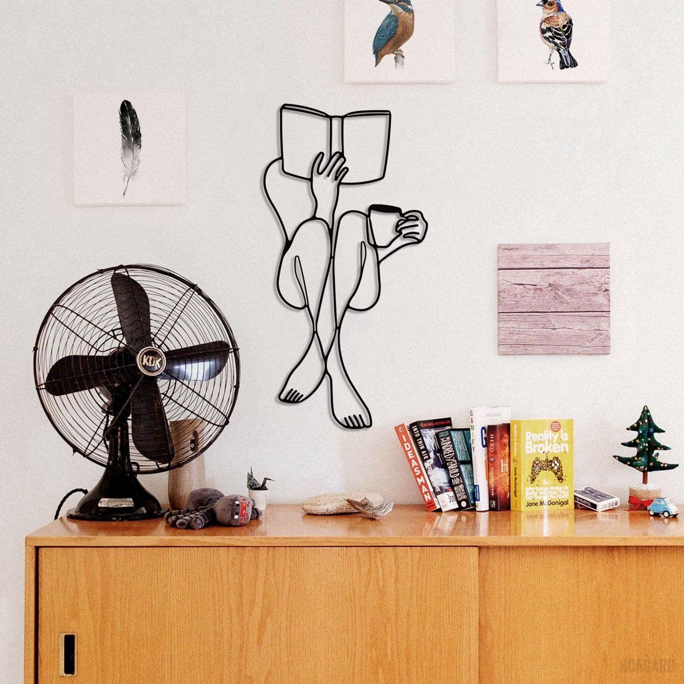 Minimalist Abstract Woman Metal Wall Art