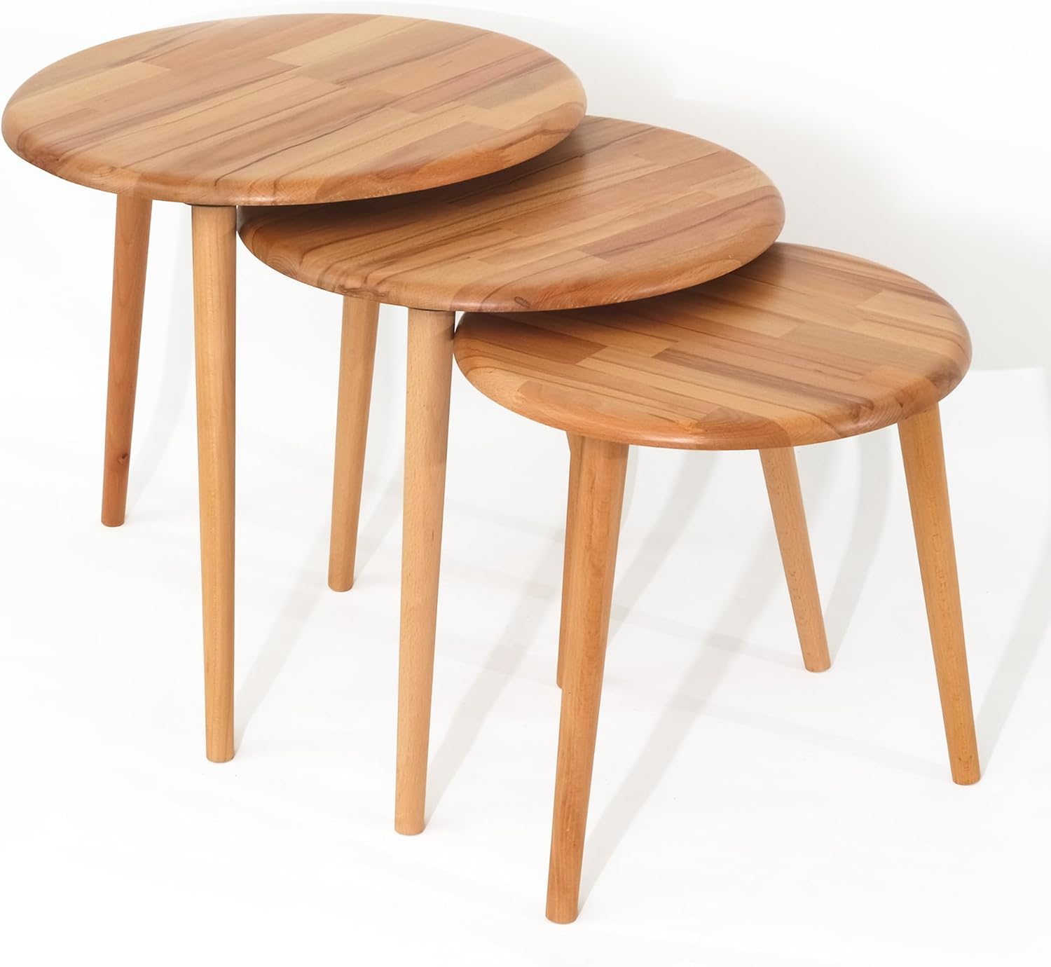 Round Wood Coffee Table