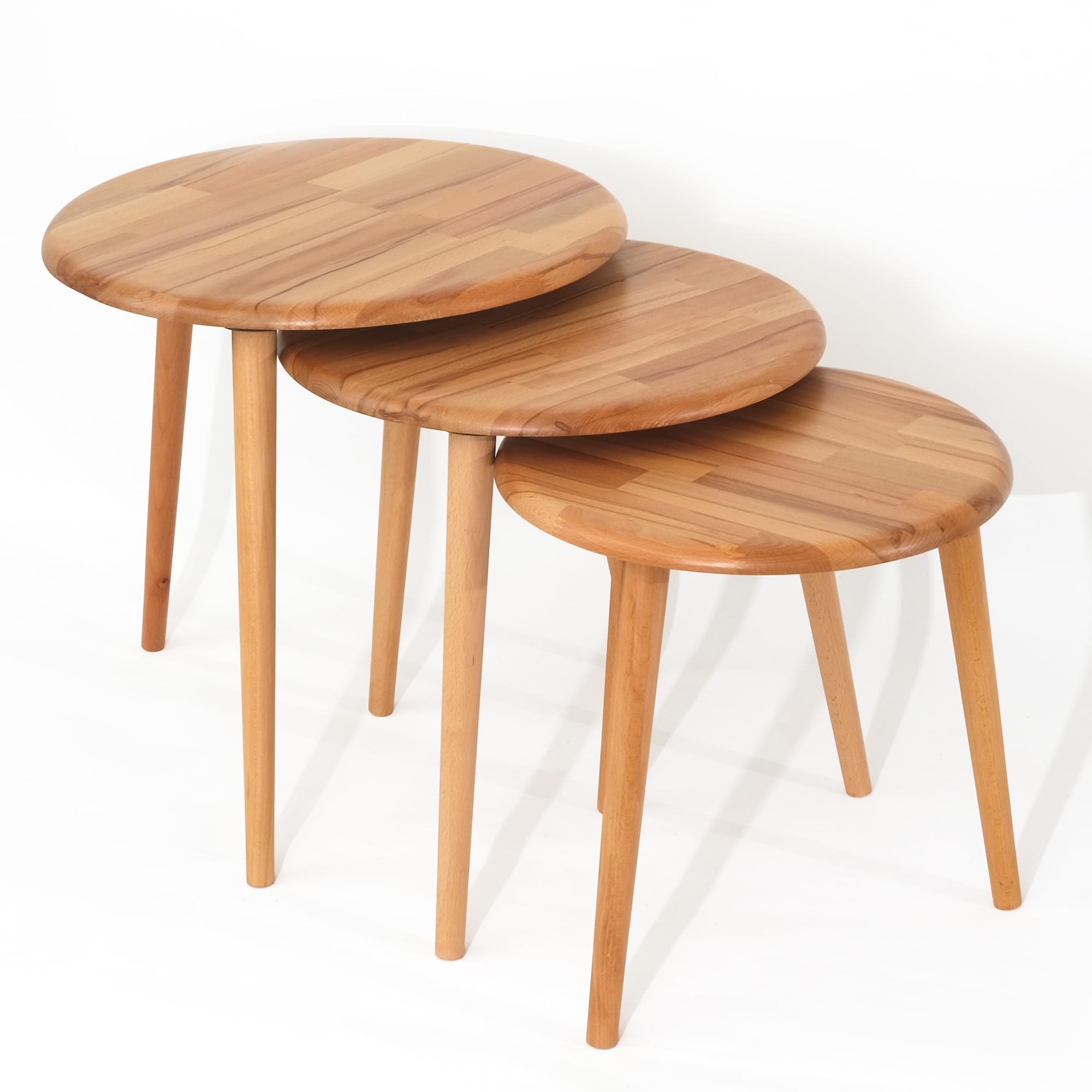 Round Wood Coffee Table