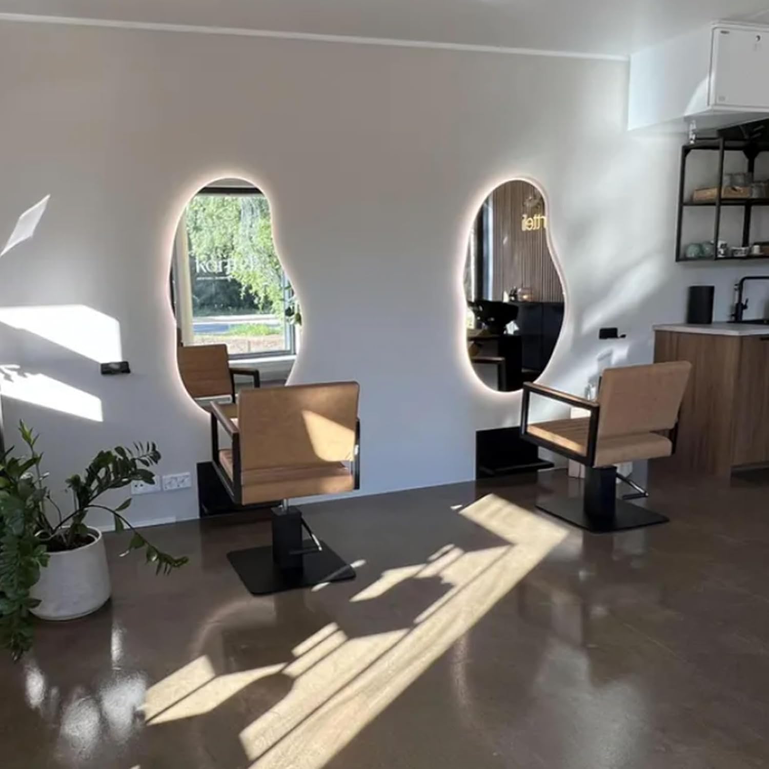 Asymmetrical Led Mirror
