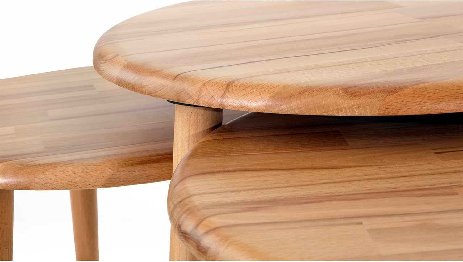 Round Wood Coffee Table