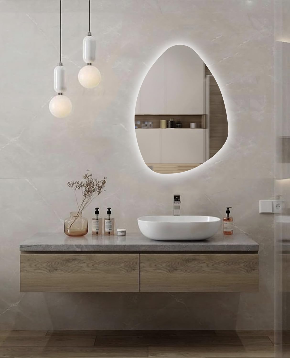 Aesthetic Washbasin Led Mirror