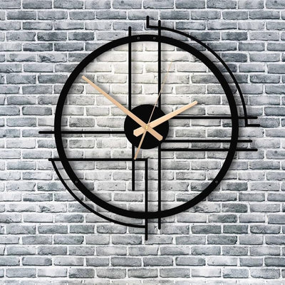 Minimalist Metal Wall Clock